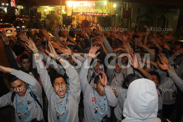 وقفة مفاجئه لشباب أولتراس نهضاوى ترج منطقة إمبابه