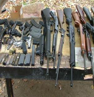 ضبط 49 قطعة سلاح وتنفيذ 11967 حكم قضائي في حملة موسعة للداخلية