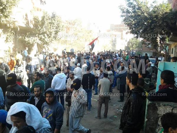 مسيرة بعرب غنيم بحلون رفضا للانقلاب العسكرى