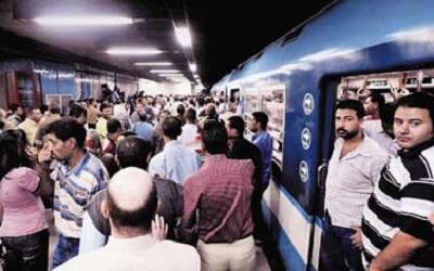 توقف حركة مترو أنفاق “المرج ـ حلون”