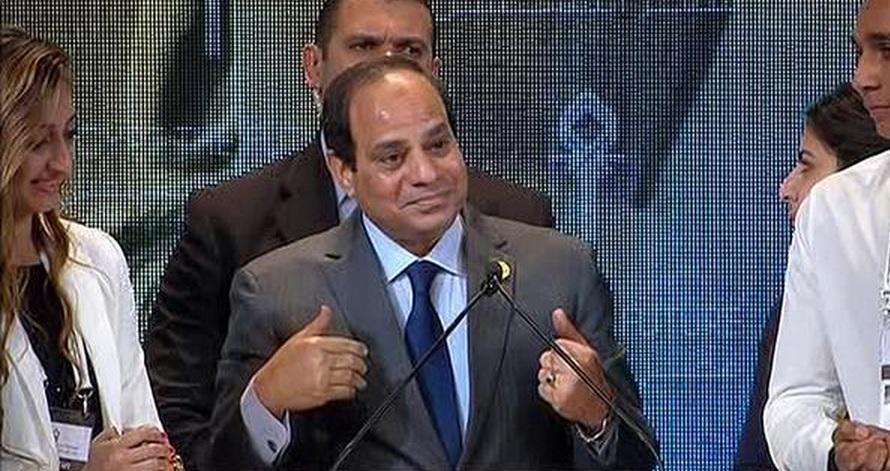 “فنكوش” المؤتمر الاقتصادي يتحول إلى موقع مشروبات..هل فقد السيسي الأمل؟