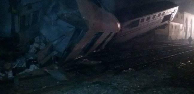 بالفيديو والأسماء.. تعرف على تفاصيل حادث قطار بني سويف