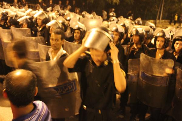 الأمن يسيطر على كوبري القبة