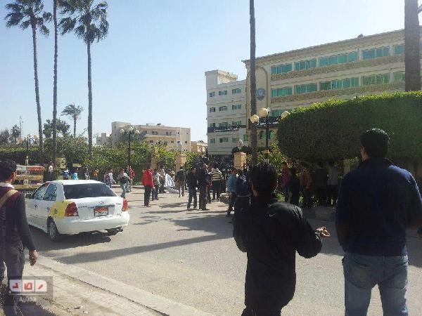 “أمن كفر الشيخ” يحذر المتظاهرين من التعدي على ممتلكات الدولة