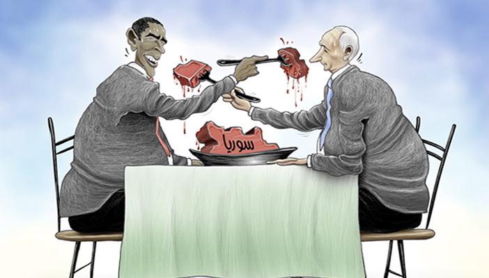 كاريكاتير.. سوريا “تباد” والعالم يقف سلبيا في مواجهة بوتين