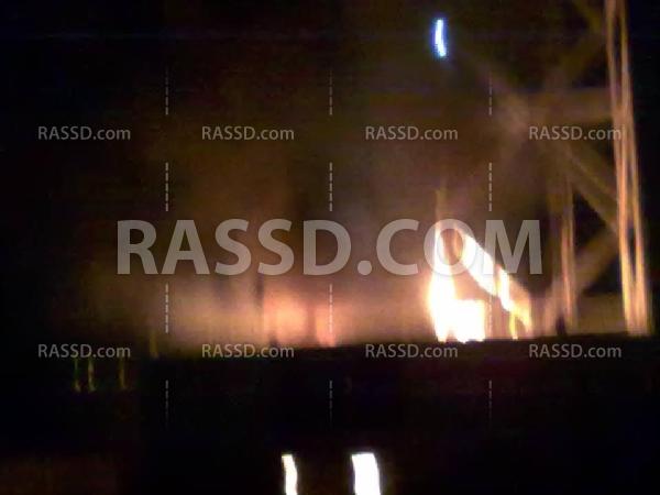 احتراق أحد أبراج “موبينيل” فى برج العرب بالإسكندرية