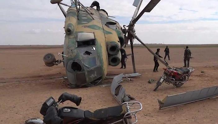 “تنظيم الدولة” يُسقط مروحية تابعة لطيران الجيش العراقي