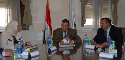 “غنيم” يلتقي فريق الهيئة القومية لضمان جودة التعليم