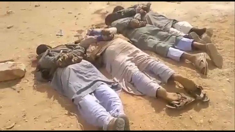 بعد اعتقالهم وتقيدهم.. الأمن يصفي 4 مواطنين أمام السكان وسط سيناء