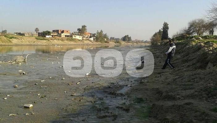 بالصور.. الجفاف يضرب أكبر “مصرف مائي” بحوش عيسى