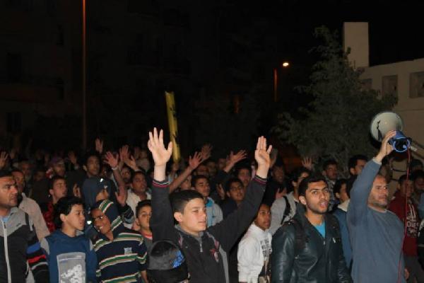 مسيرة حاشدة في الشيخ زايد بمحافظة الجيزة.