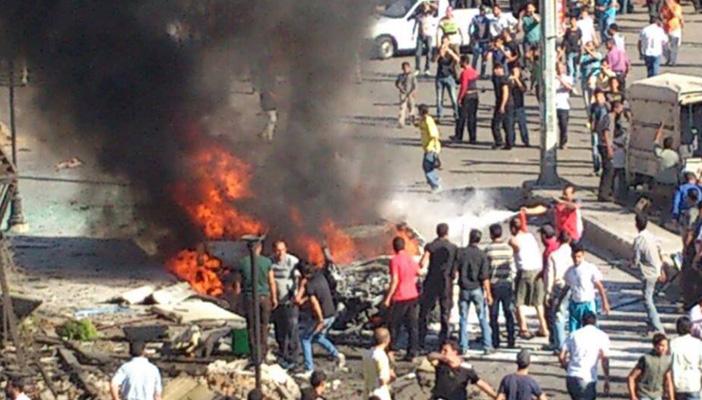 تفجير مزدوج بحمص السورية يقتل 25 شخصًا صباح اليوم