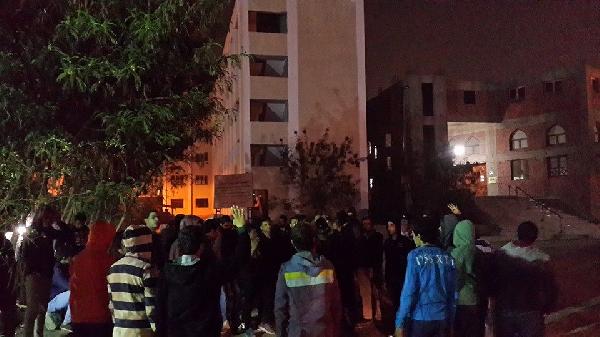 مسيرة مفاجئة لمتظاهري المعادي