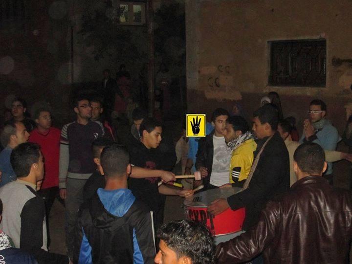 “عفاريت ضد الإنقلاب” فى مسيرة حاشدة “بالأسدية” في الشرقية