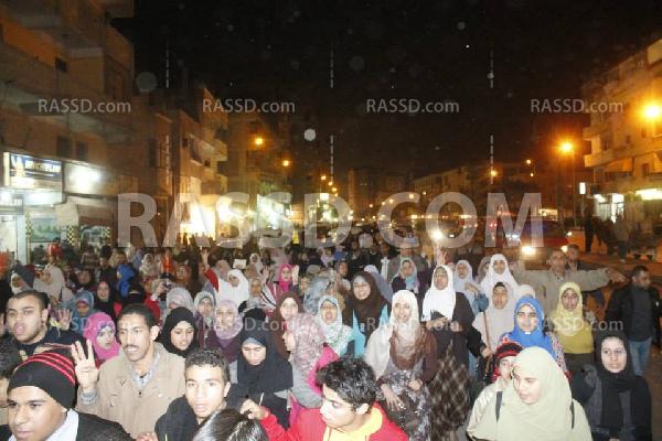 ثوار إسكندرية في مسيرة حاشدة ضد الإنقلاب