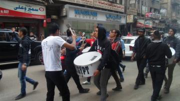 مسيرة لالتراس ثورجى من طلعت حرب لمحافظة القاهرة