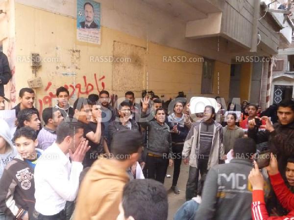 وقفة أمام منازل المعتقلين “بميت تمامة” الدقهلية