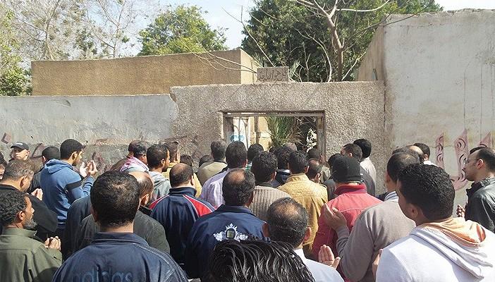 تشييع جنازة شهيد تعذيب المطرية بالمرج