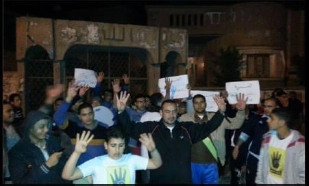 مسيرة لـ”شباب ضد الانقلاب” بنبروة “الدقهلية”