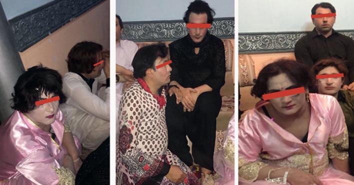 بالصور.. احتجاز 35 شاذا أقاموا حفلا للمثليين جنوب الرياض