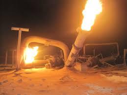 انفجار خط الغاز بالعمرانية صباح اليوم