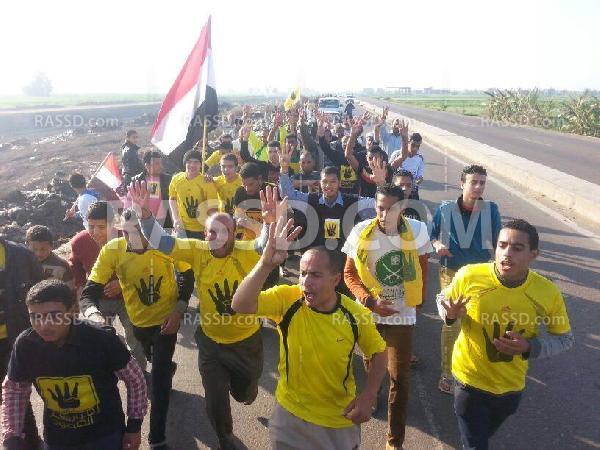 ماراثون رياضي بكفر الشيخ رفضا للانقلاب العسكري