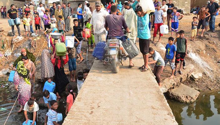 تصاعد غضب أهالي قرية طبهار بالفيوم لاستمرار انقطاع مياه الشرب