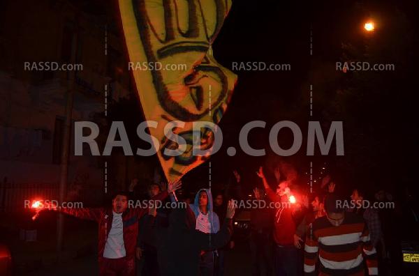 وقفة مفاجئة لـ”أولتراس ربعاوي” أمام منزل محافظ بورسعيد