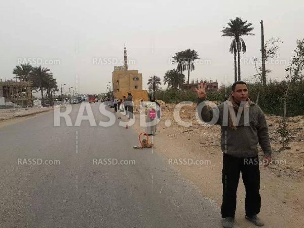 سلاسل بشرية بالصف رفضا للانقلاب