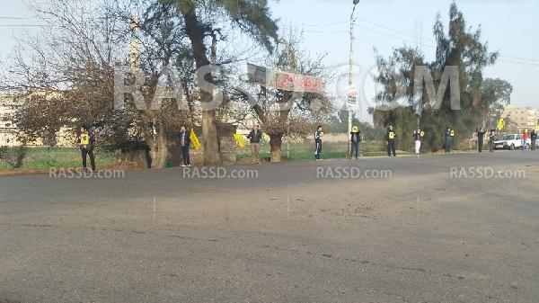 سلاسل بشرية بالدقهلية تطالب بالإفراج عن المعتقلين