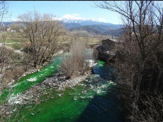 تحول لون نهر إلى “الأخضر” يثير الذعر بين السكان.. تعرّف على السبب