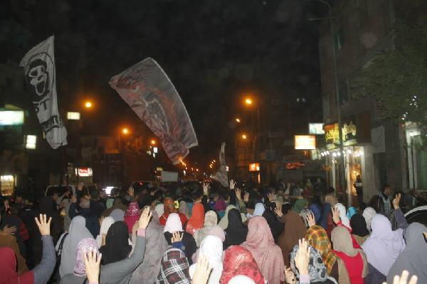 مسيرة ليلية بـ”الاسكندرية” لرفض الانقلاب