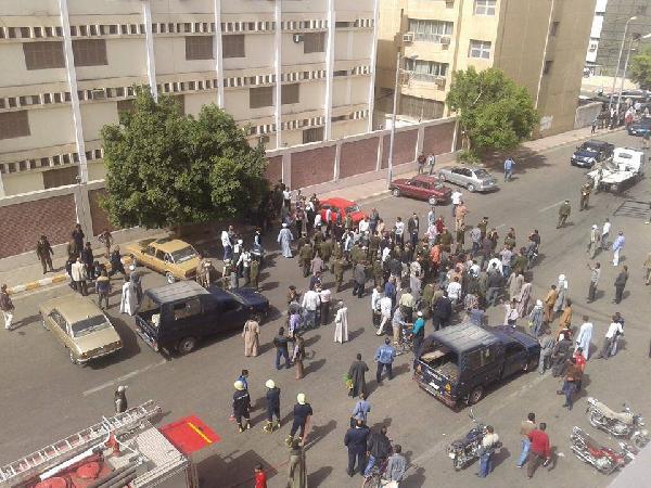 انفجار قنبلة بجوار محكمة قنا