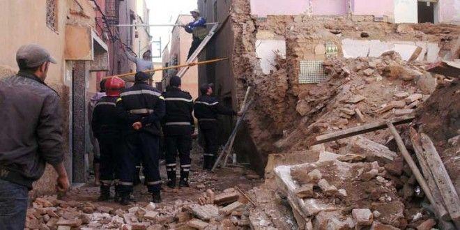 بينهم ثلاثة من الحماية المدنية..إصابة خمسة أشخاص في انهيار عقار بسوهاج