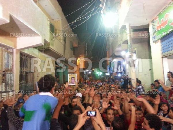 تظاهرة رافضة للانقلاب تجوب “بني مجدول” بكرداسة