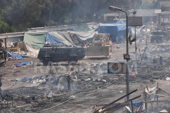 العربية لحقوق الإنسان: جرائم عديدة ارتكبت داخل اعتصام رابعة