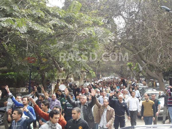 انطلاق مسيرتين بالمهندسين رفضا لاعتقال مؤيدى الشرعية