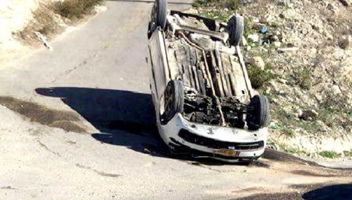 مصرع طفل وإصابة 9 آخرين في انقلاب سيارة بمحافظة أسيوط