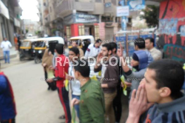 وقفة بمنية النصر لشباب ضد الانقلاب بجمعة “لن يحكمنا الصهاينة”