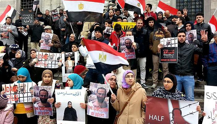 الجالية المصرية بإسطنبول تنتفض لإعدام محمود رمضان