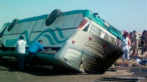 9 قتلى وأكثر من 30 مصابا  بأتوبيس الزعفرانة