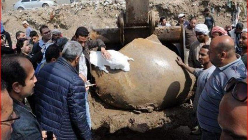 البعثة المصرية الألمانية تبرّر فضيحة لعب الأطفال برأس تمثال “رمسيس”