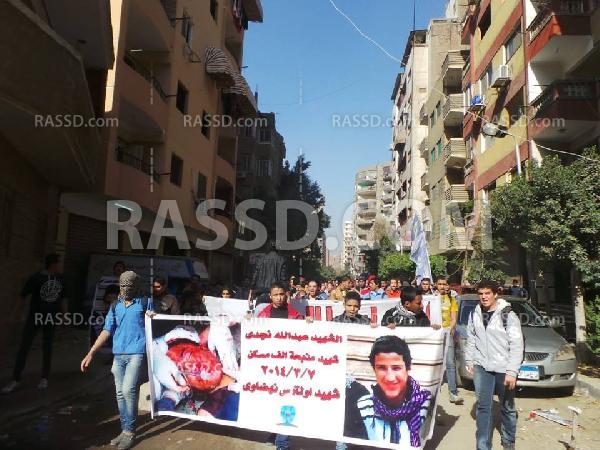 مسيرة لـ”طلاب المدارس” بعين شمس تنديدا باعتقال الطلاب