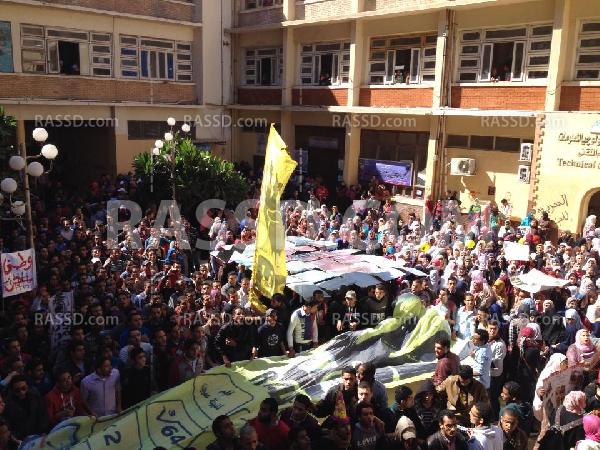طلاب جامعة الإسكندرية يواصلون اتفاضتهم ضد الانقلاب