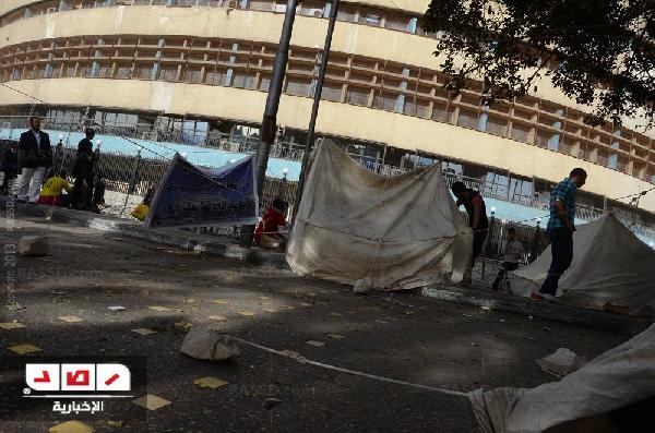 اعتصام مفتوح لأهالي مثلث ماسبيرو لحين تحقيق مطالبهم