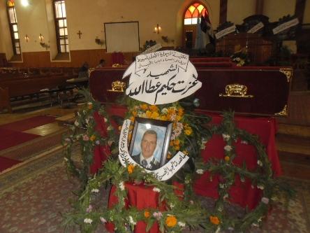 أقباط أسيوط تشييع  فقيدها بليبيا