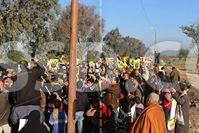 وقفة احتجاجية بفاقوس رفضا للانقلاب العسكري وغلاء الأسعار