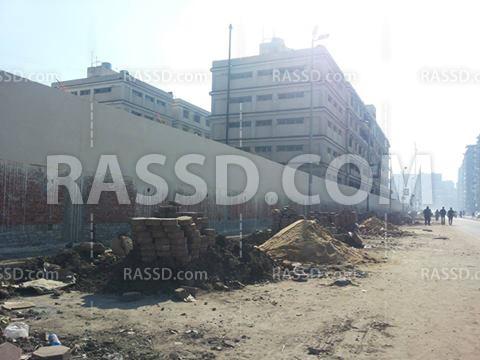 سور المدينة الجامعية بالمنصورة لمنع مظاهرات الطلاب