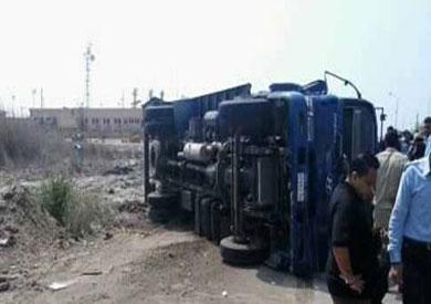 إصابة 6 مجندين فى حادث مرورى بطريق «القاهرة- السويس» الصحراوي