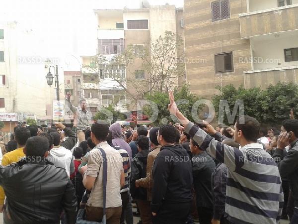 أمن الانقلاب يعتدي على مسيرة لطلاب جامعة كفر الشيخ